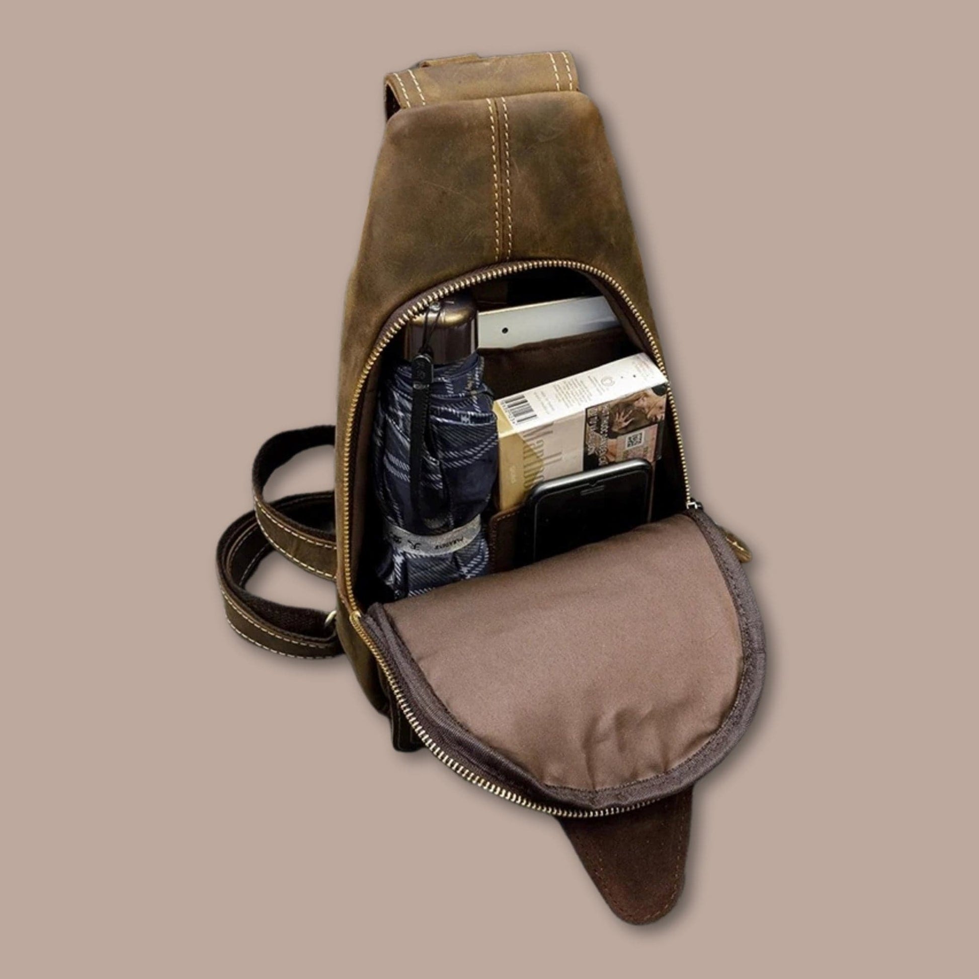 sacoche homme retro 17.5cm x 32cm x 6.5cm