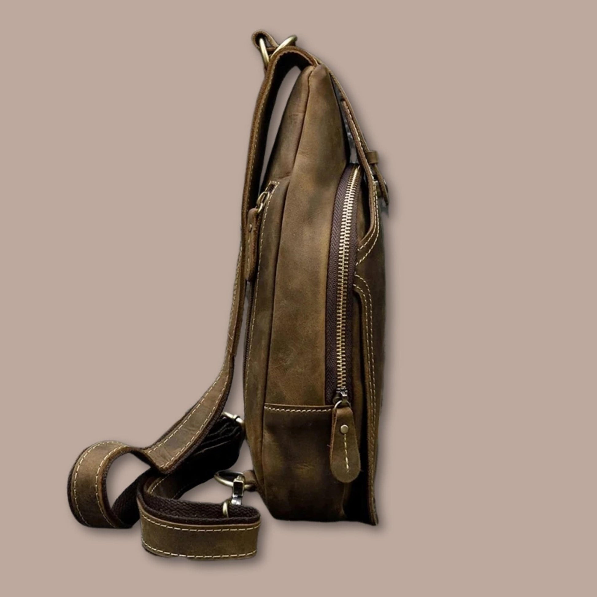 sacoche homme retro 17.5cm x 32cm x 6.5cm