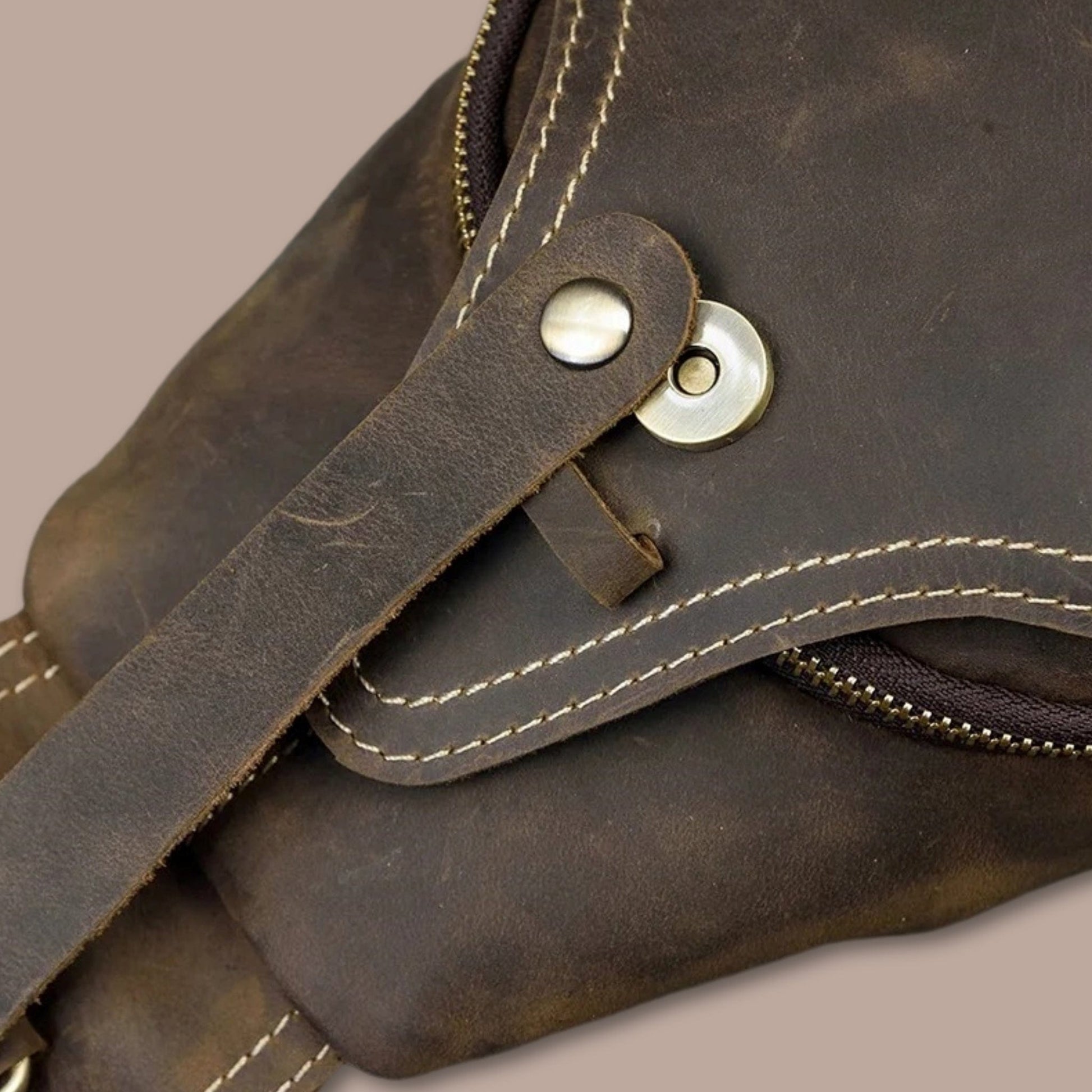 sacoche homme retro 17.5cm x 32cm x 6.5cm