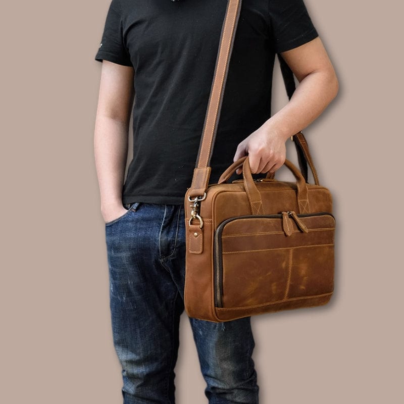 sacoche porte document homme