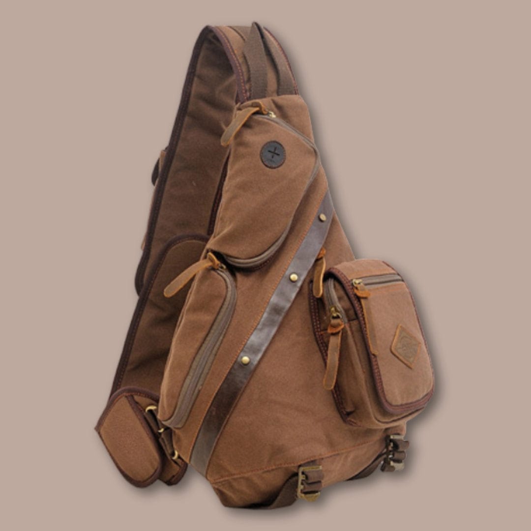 Sac à Bandoulière Étanché 23,6-43,3cm - Idéal Homme Pour Course, Randonnée, Jogging Et Voyage