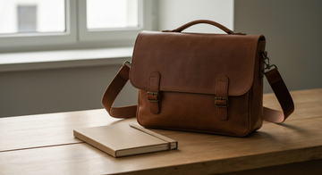 Sacoche homme travail cuir design minimaliste