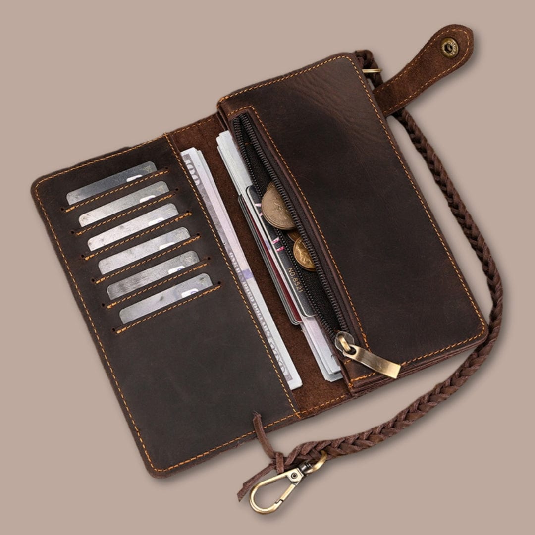 Modèle Enghien <br> Portefeuille Homme Elégant Cuir