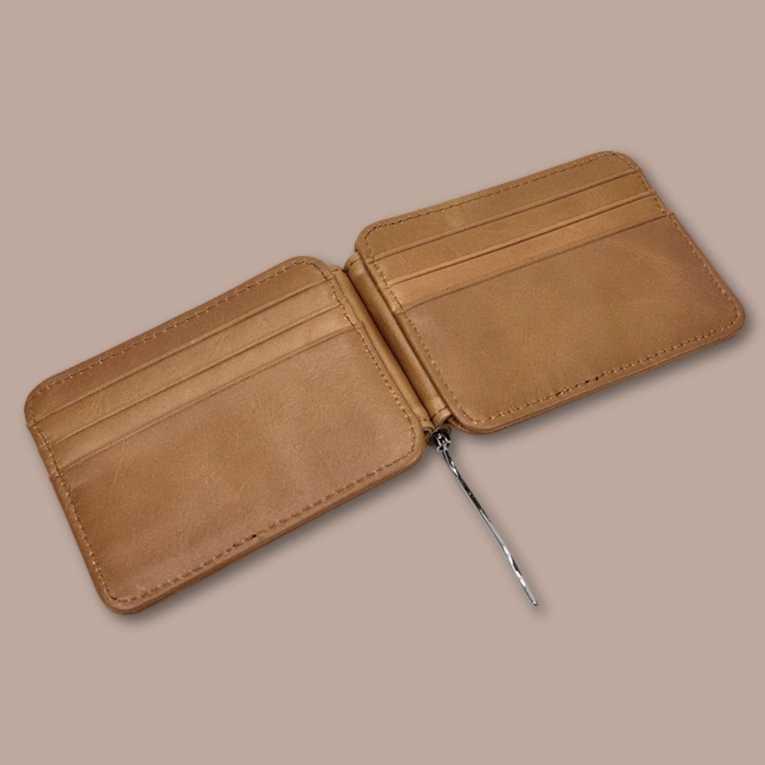 Modèle Lafayette <br> Portefeuille Homme Cuir avec Pince à Billets