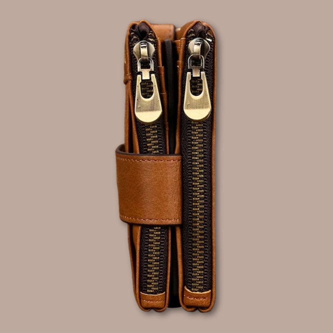 Modèle Invalides <br> Portefeuille homme cuir avec chaîne