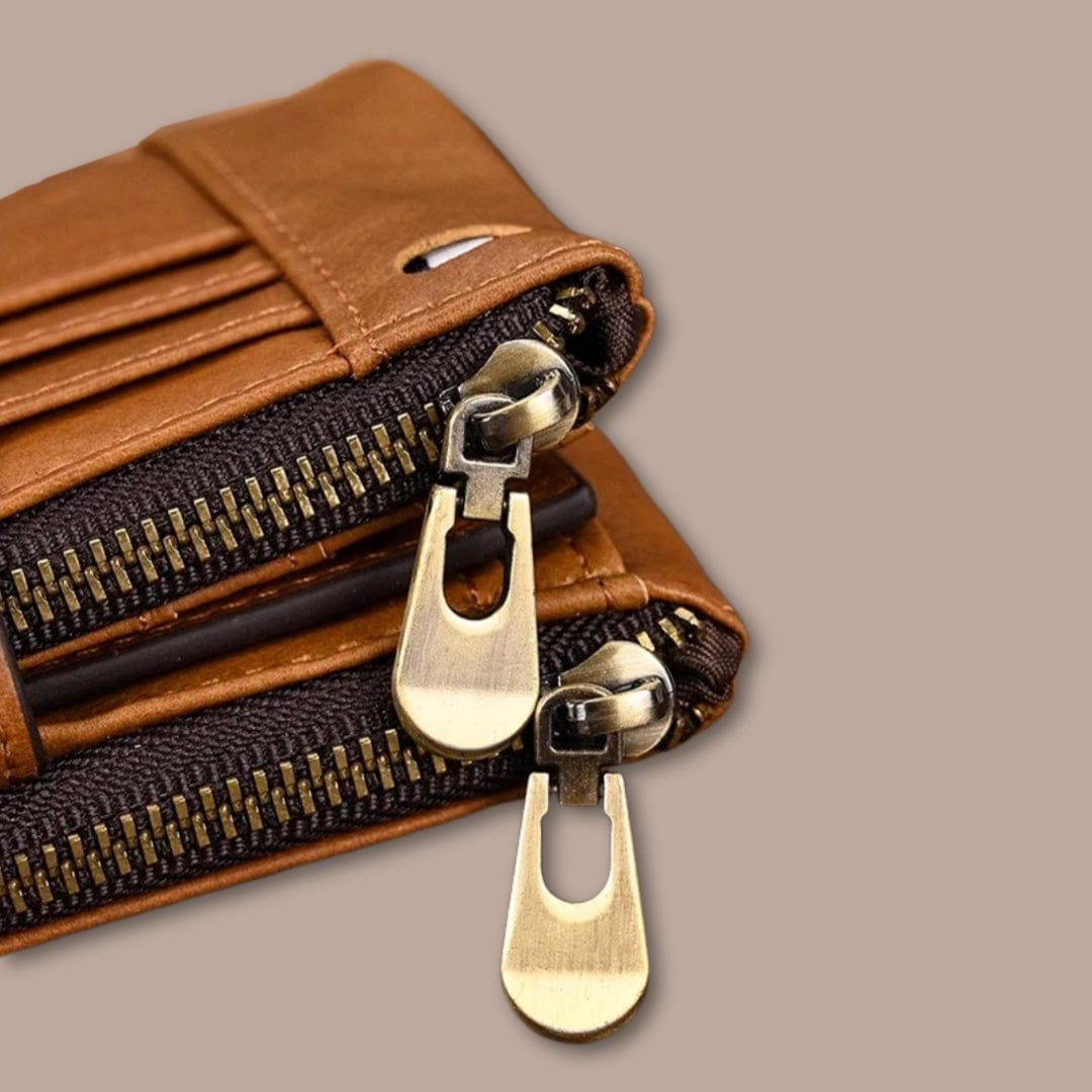 Modèle Invalides <br> Portefeuille homme cuir avec chaîne