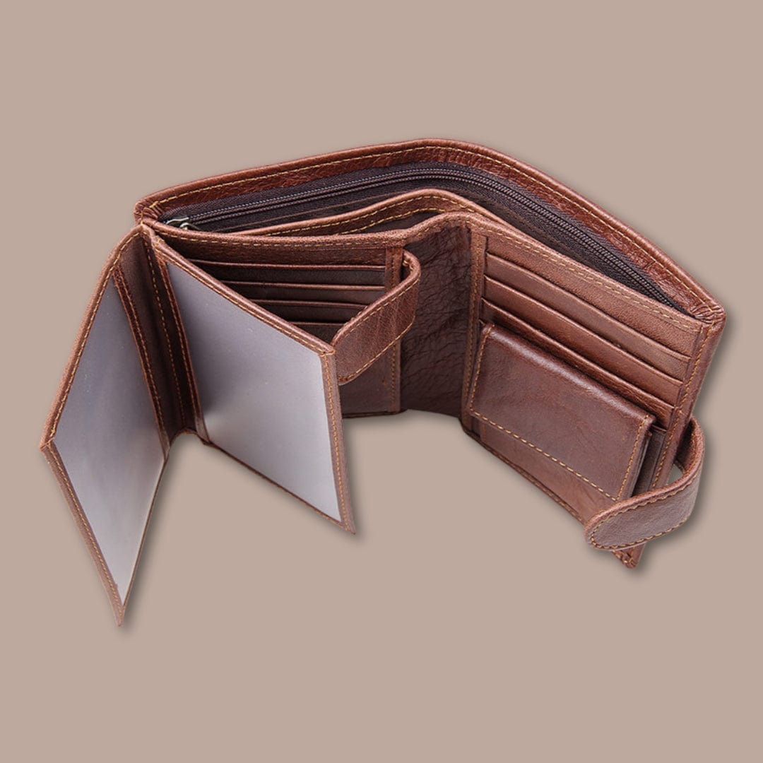 Modèle Ranelagh <br> Portefeuille Homme Cuir Retro