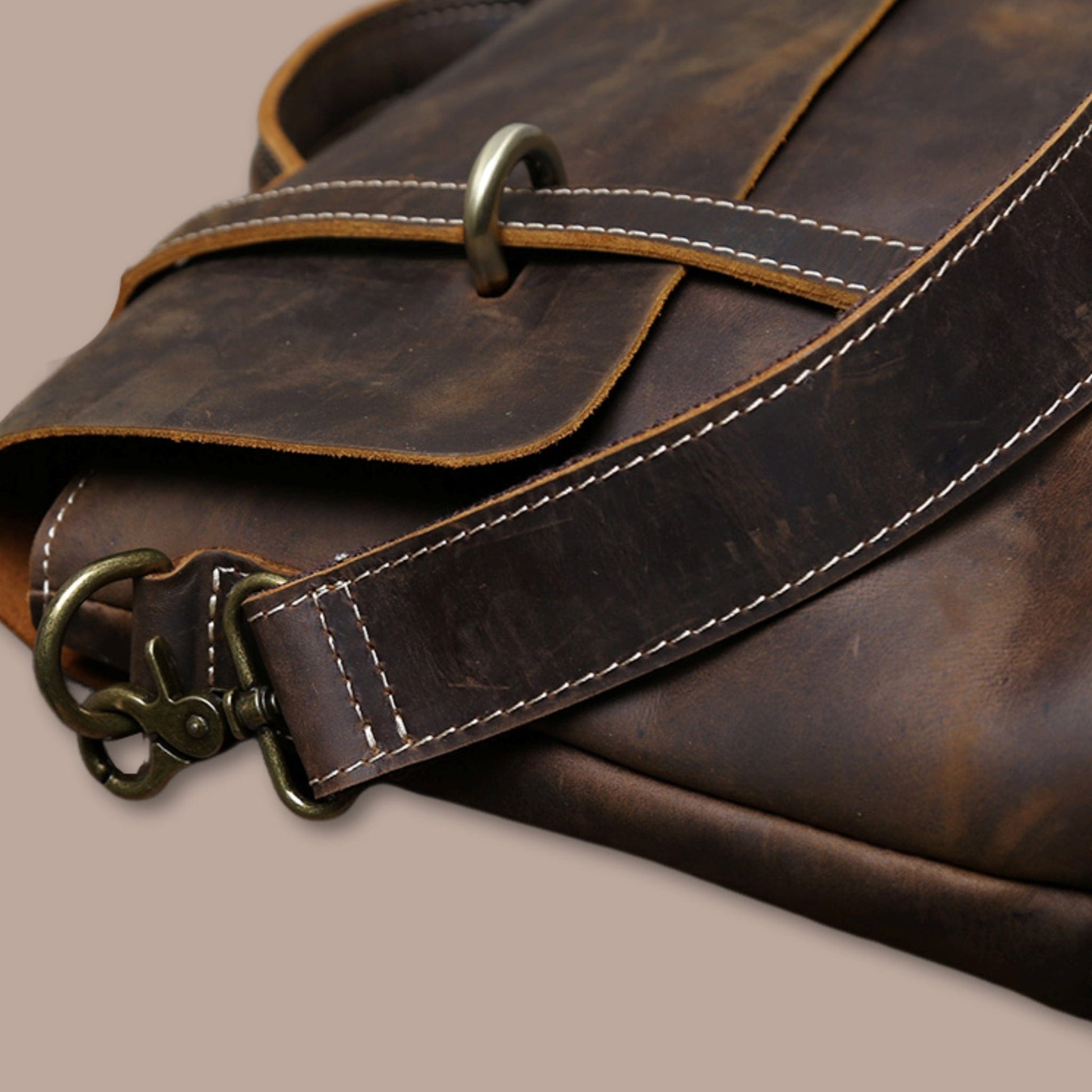 Besace Ordinateur Homme Cuir | Sacoche Homme en Cuir