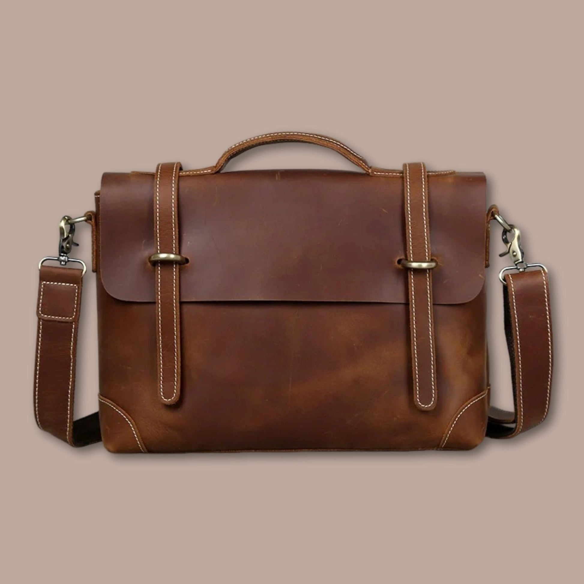 Besace Ordinateur Homme Cuir | Sacoche Homme en Cuir