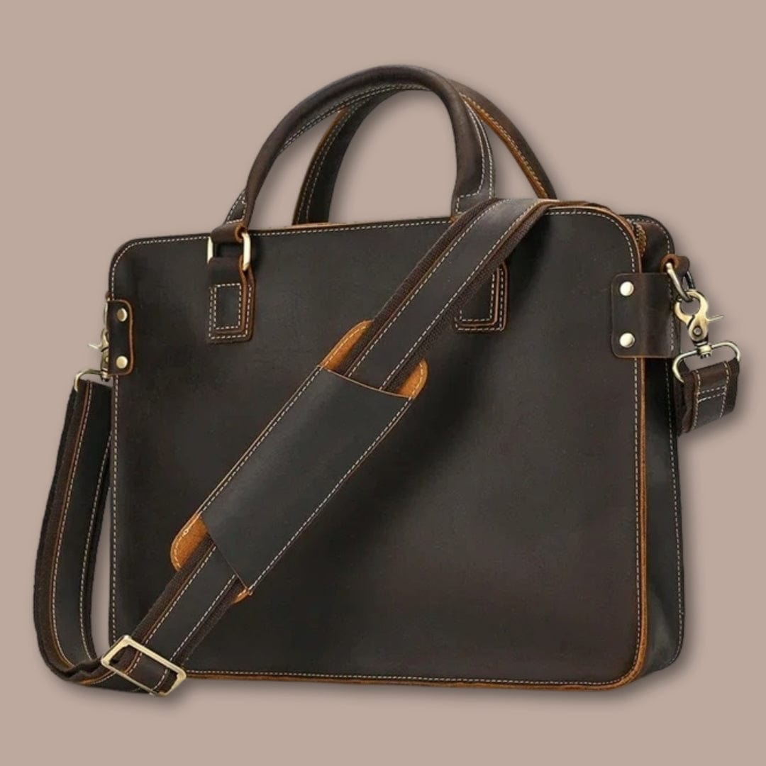 grande sacoche homme Marron / 43cm x 32cm x 10cm