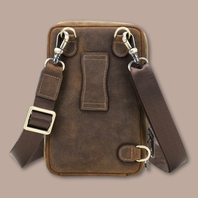 petite sacoche homme 11.5cm x 18cm x 4cm