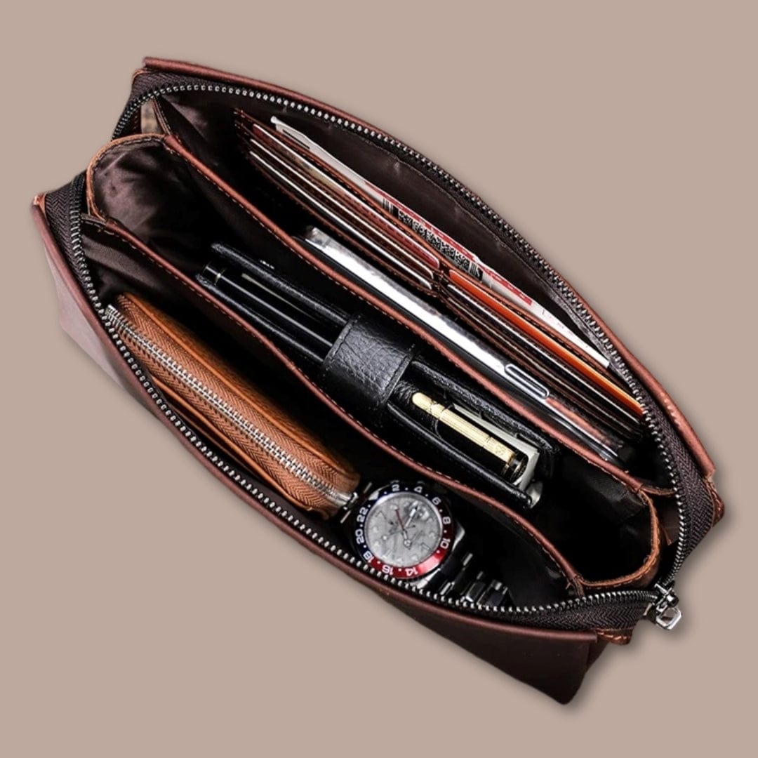 petite sacoche homme luxe cuir