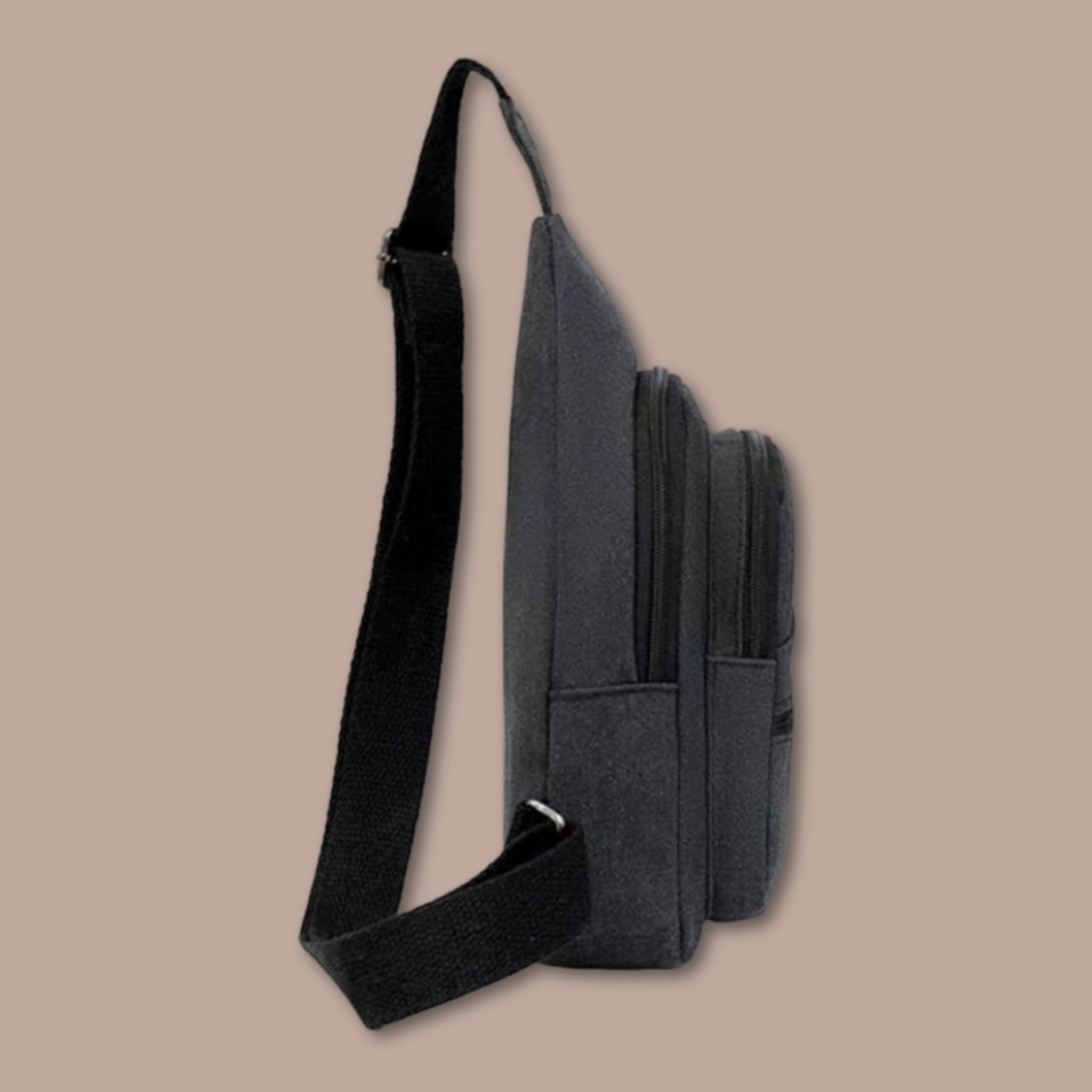 Sac de Poitrine Homme en Toile | Imperméable & Multi-Poches