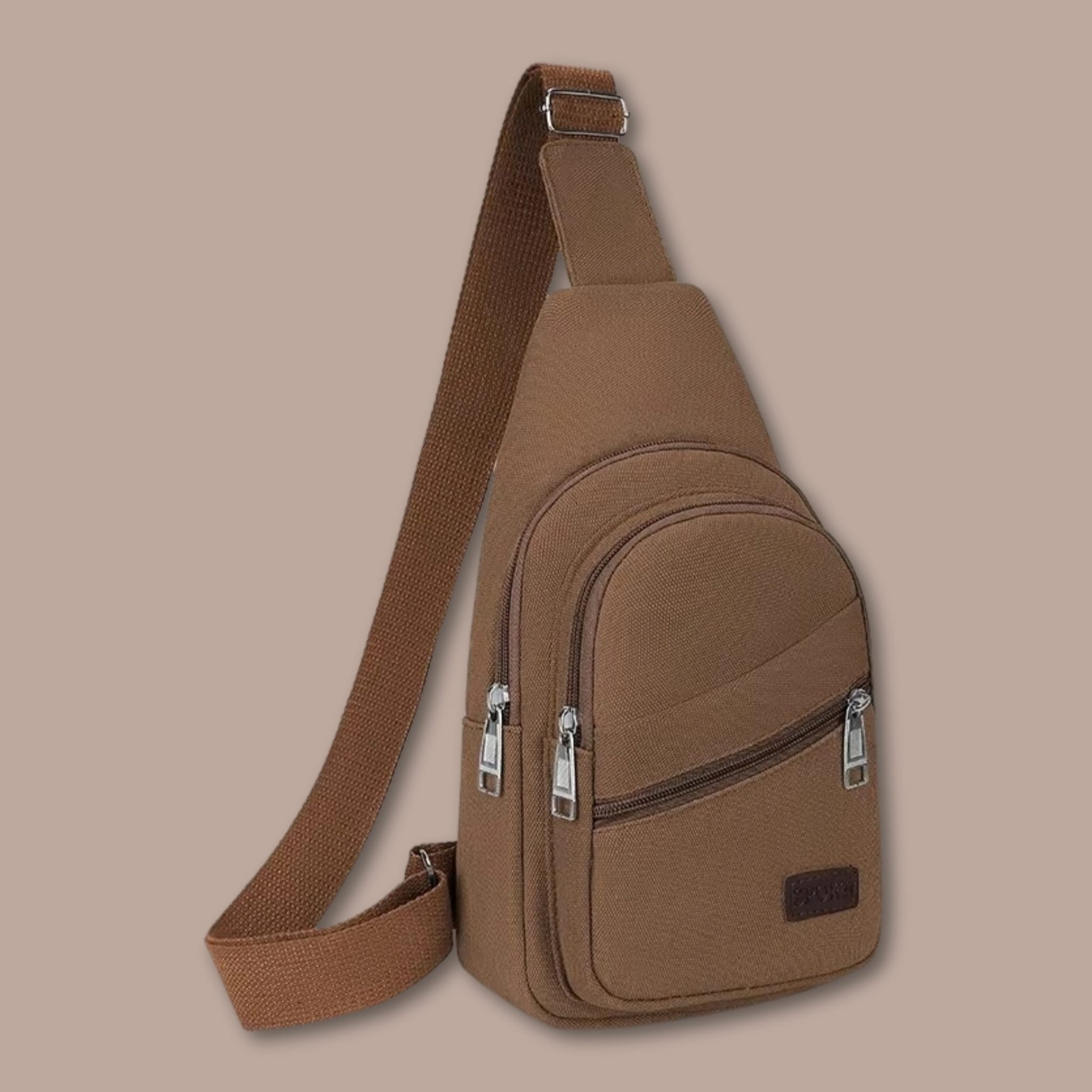 Sac de Poitrine Homme en Toile | Imperméable & Multi-Poches