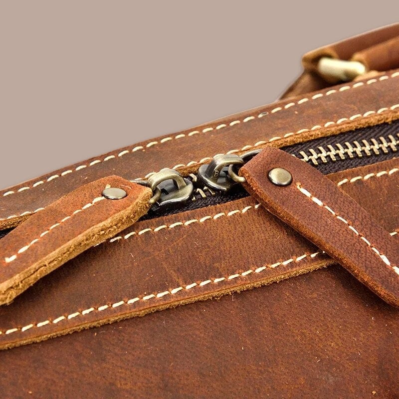 Sac de voyage homme cuir vintage