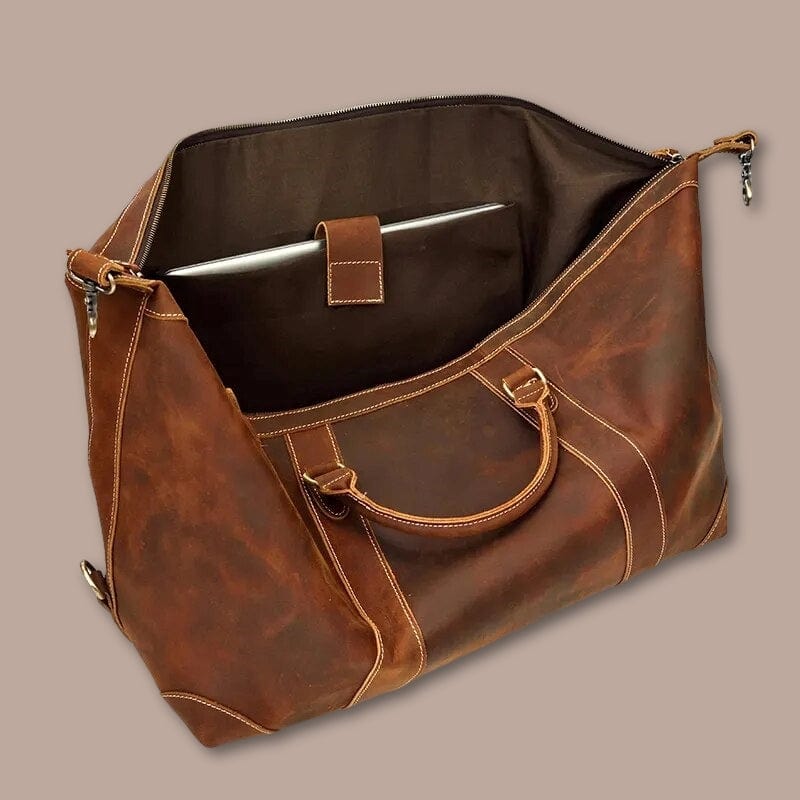 Sac de voyage homme cuir vintage