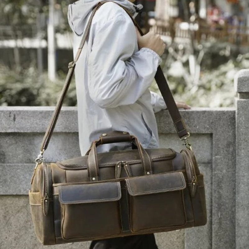 sac de voyage homme luxe 57cm x 27cm x 23cm