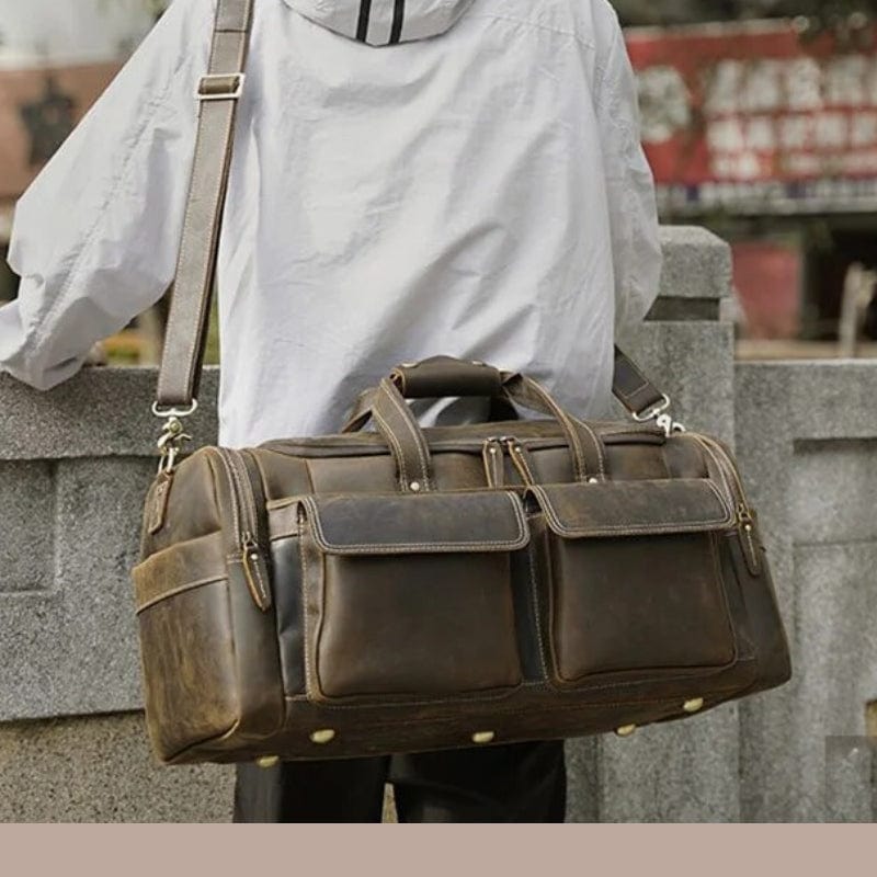 sac de voyage homme luxe 57cm x 27cm x 23cm