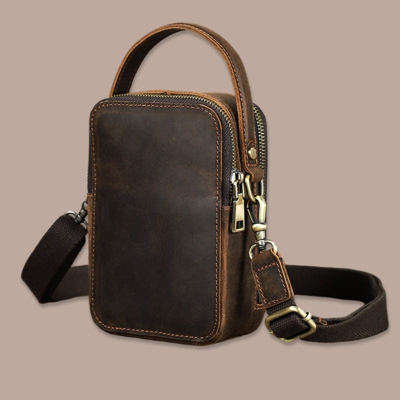 sacoche a bandouliere homme 12.5cm x 18.5cm x 4.5cm