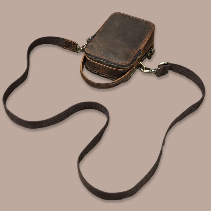 sacoche a bandouliere homme 12.5cm x 18.5cm x 4.5cm