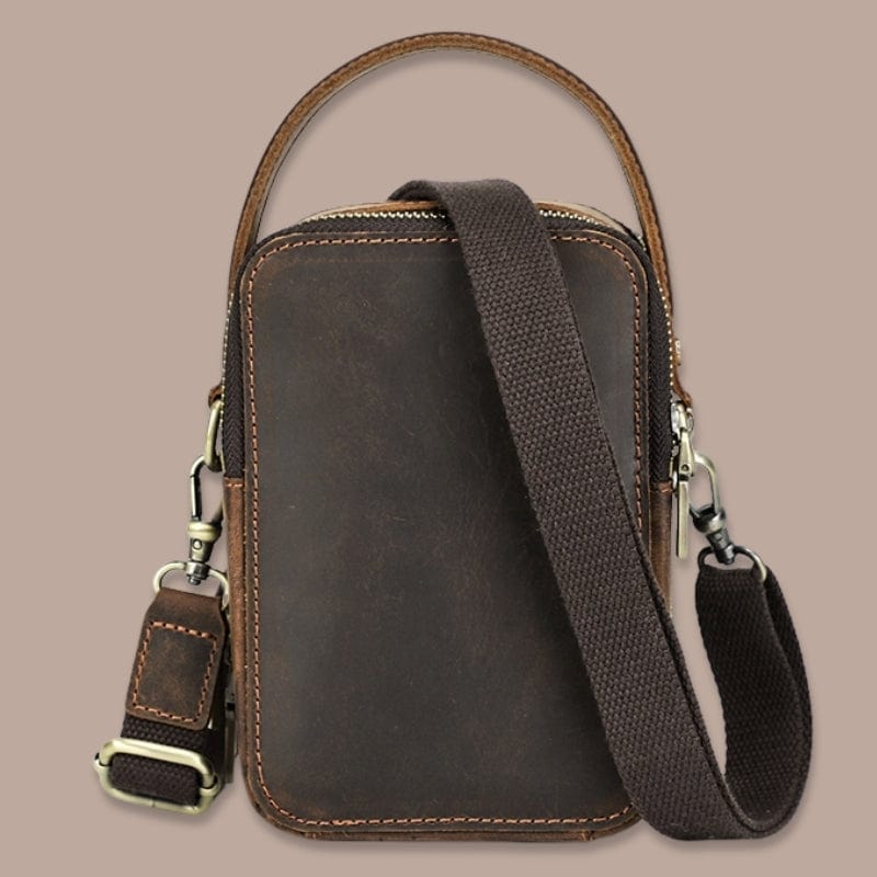 sacoche a bandouliere homme 12.5cm x 18.5cm x 4.5cm