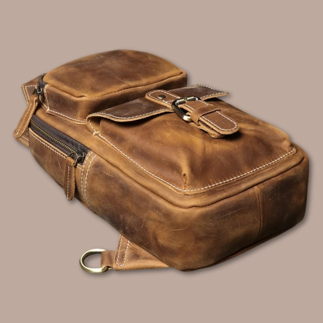 Sacoche Bandoulière Cuir Multipoches