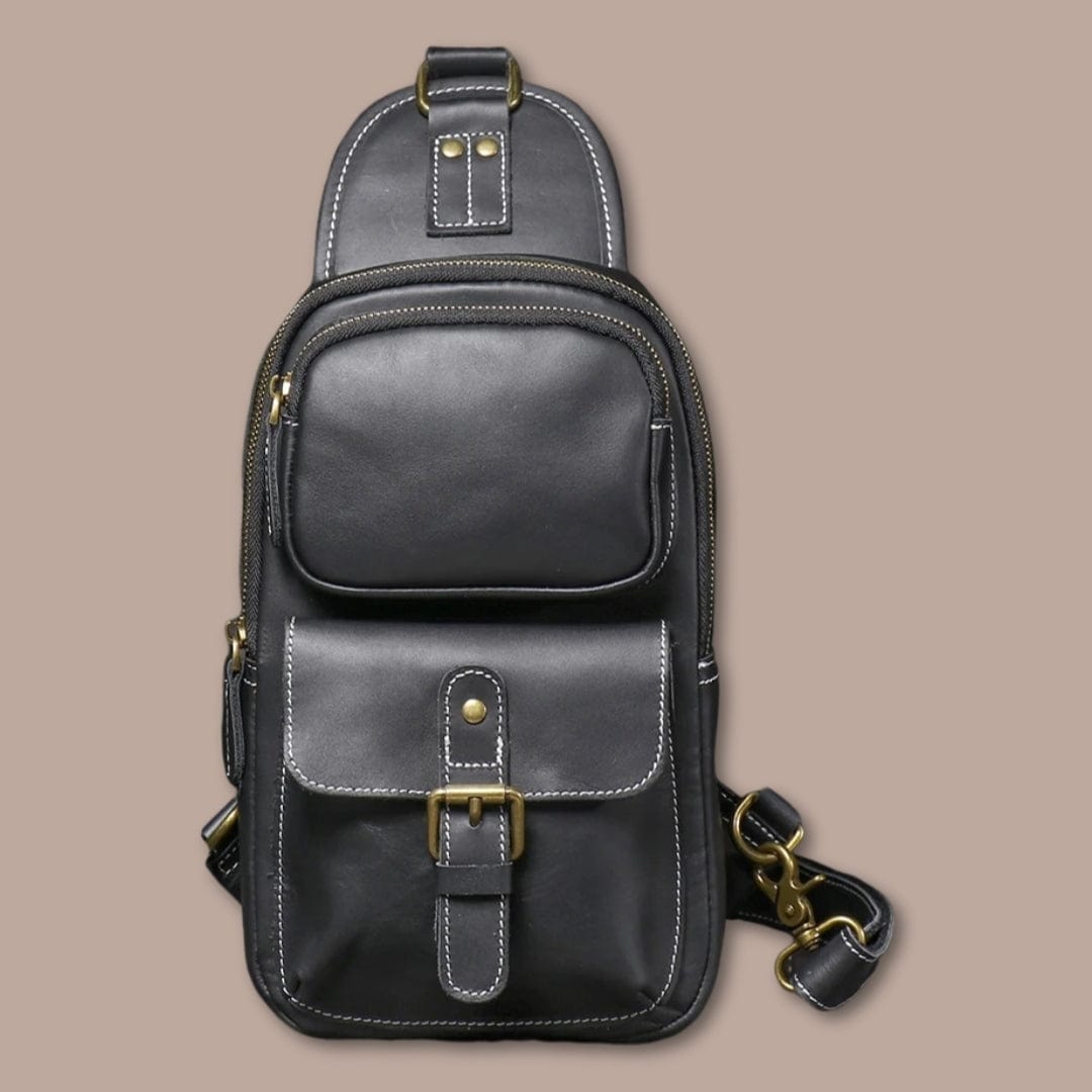 Sacoche Bandoulière Cuir Multipoches