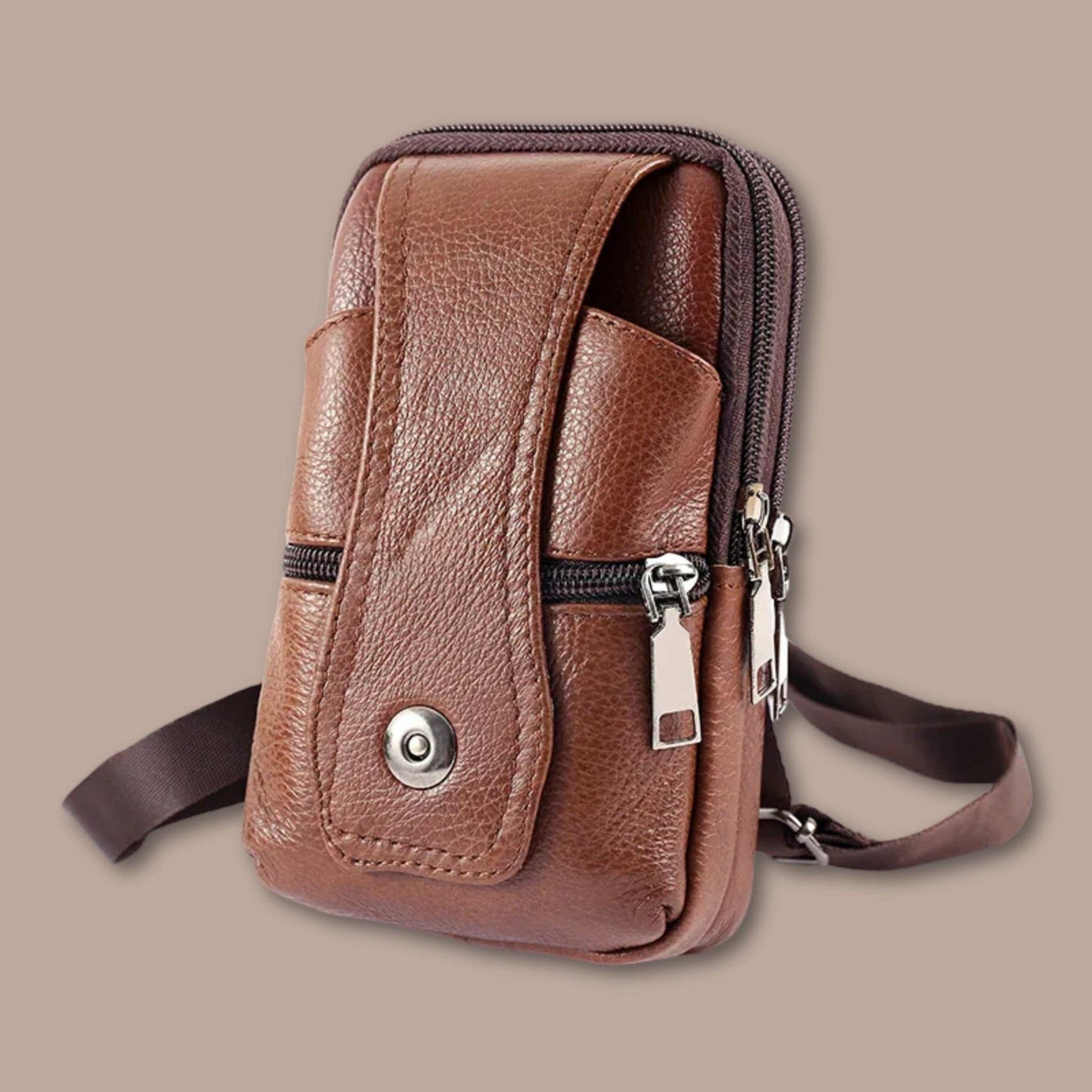 Sacoche Bandoulière Homme Attache Ceinture