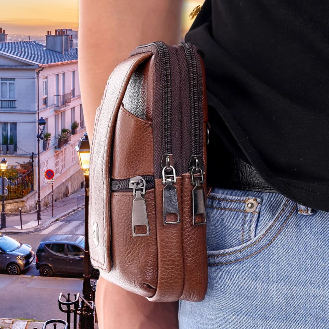 Sacoche Bandoulière Homme Attache Ceinture