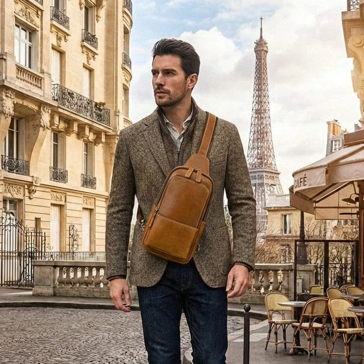 sacoche bandouliere homme cuir