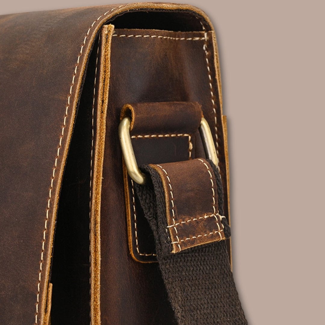 Sacoche bandoulière homme en cuir véritable | Qualité authentique