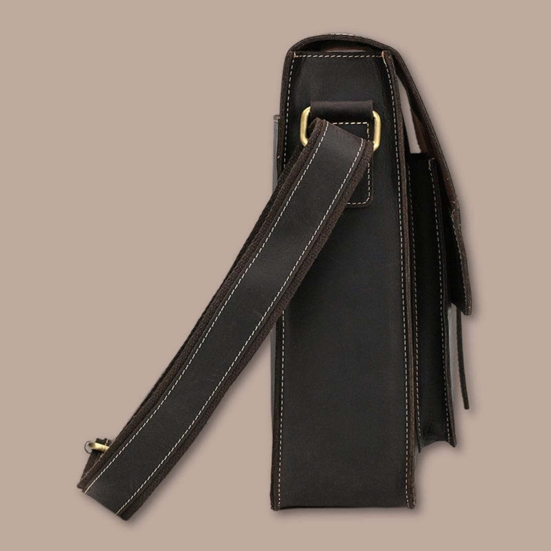 Sacoche bandoulière homme en cuir véritable | Qualité authentique