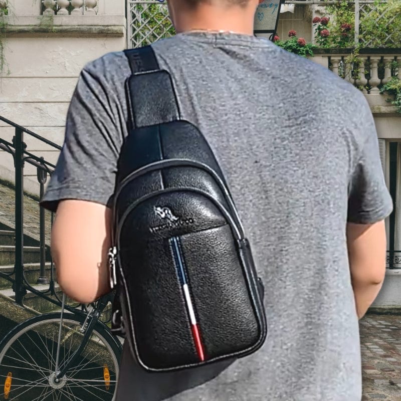 sacoche bandouliere homme luxe 17cm x 31.5cm x 8cm