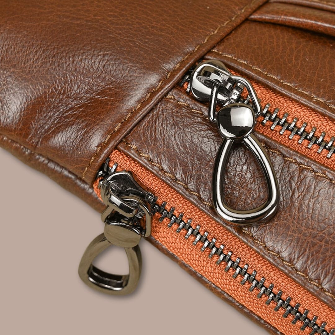 Sacoche bandoulière homme urbaine en cuir | Élégante & pratique