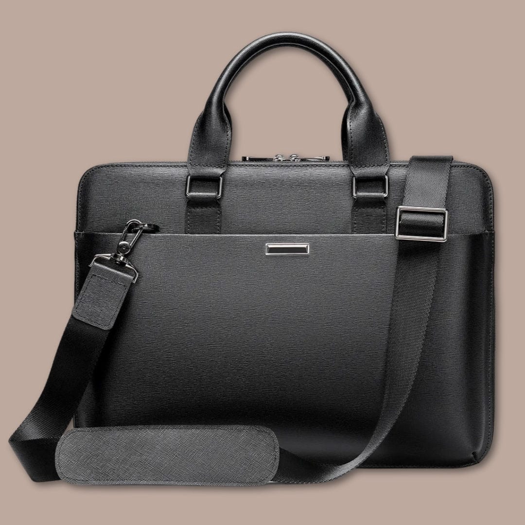 sacoche business homme Noir / 40cm x 37.5cm x 5cm