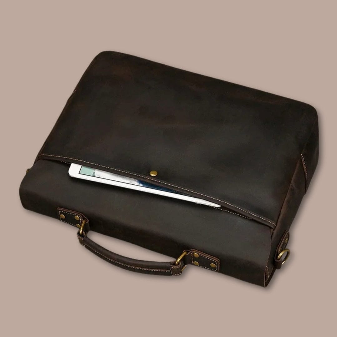 Sacoche Cartable Homme Cuir