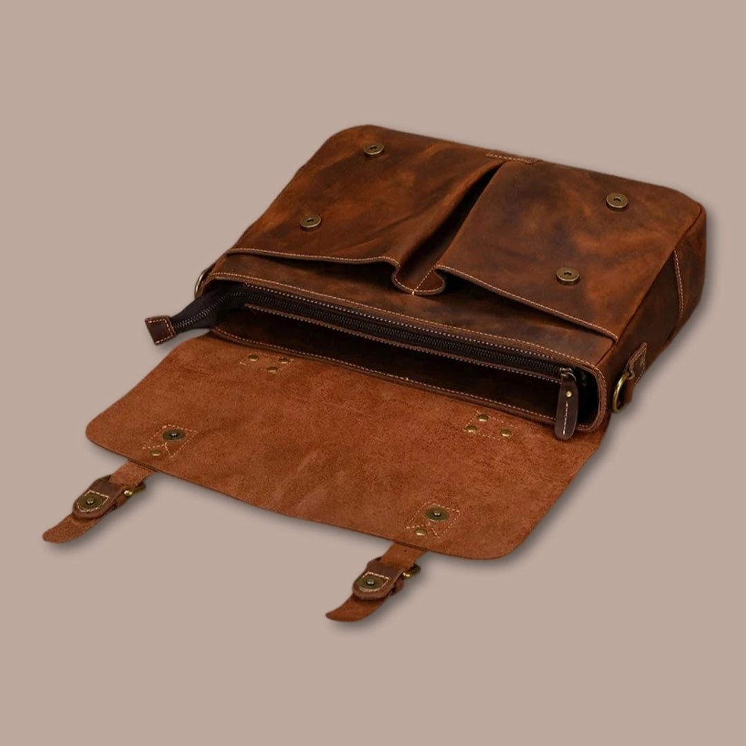 Sacoche Cartable Homme Cuir