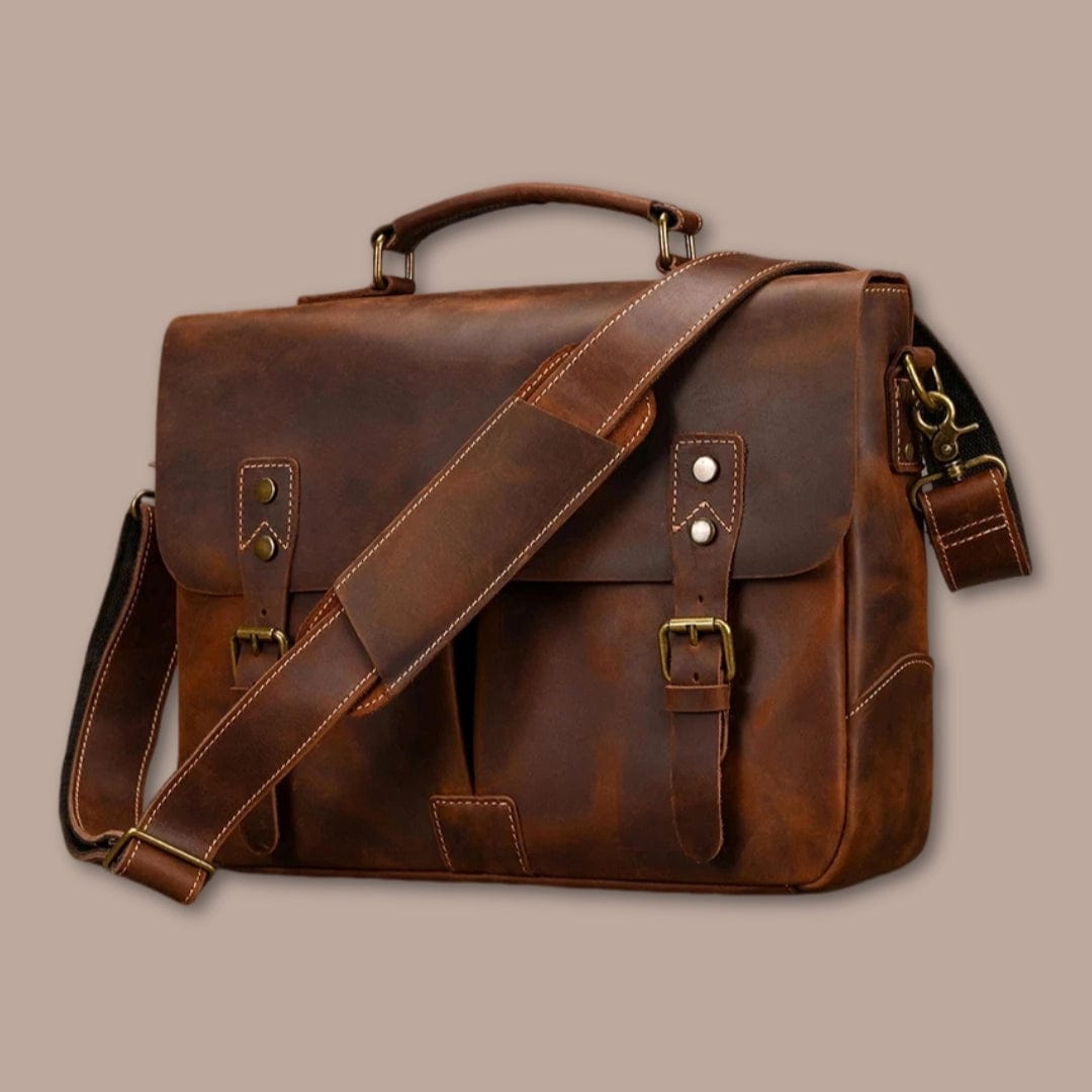 Sacoche Cartable Homme Cuir