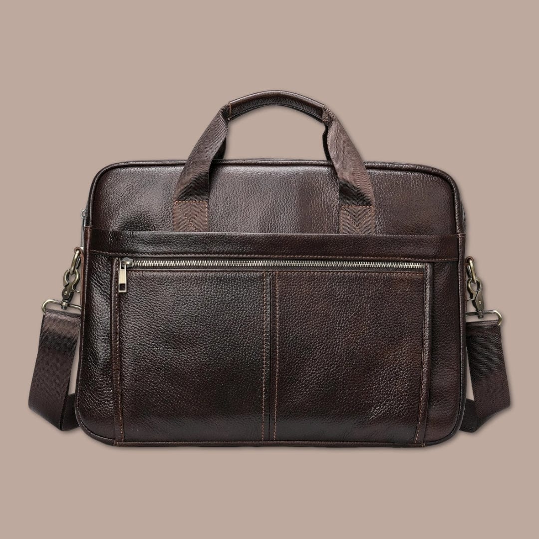sacoche-commercial-homme Marron Foncé / 39.5cm x 28.5cm x 6.7cm