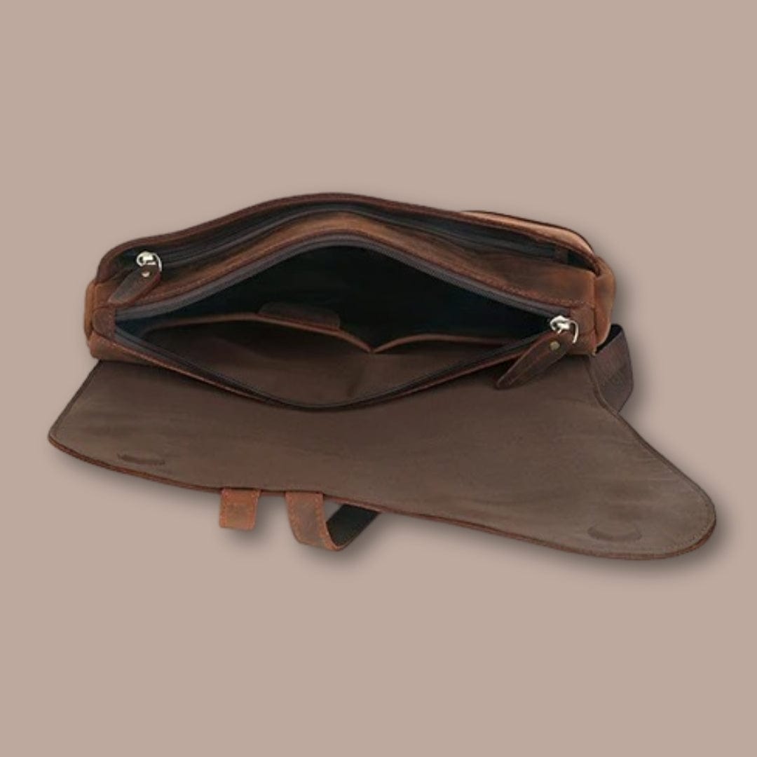 Sacoche Cuir Crazy Horse Original Marron