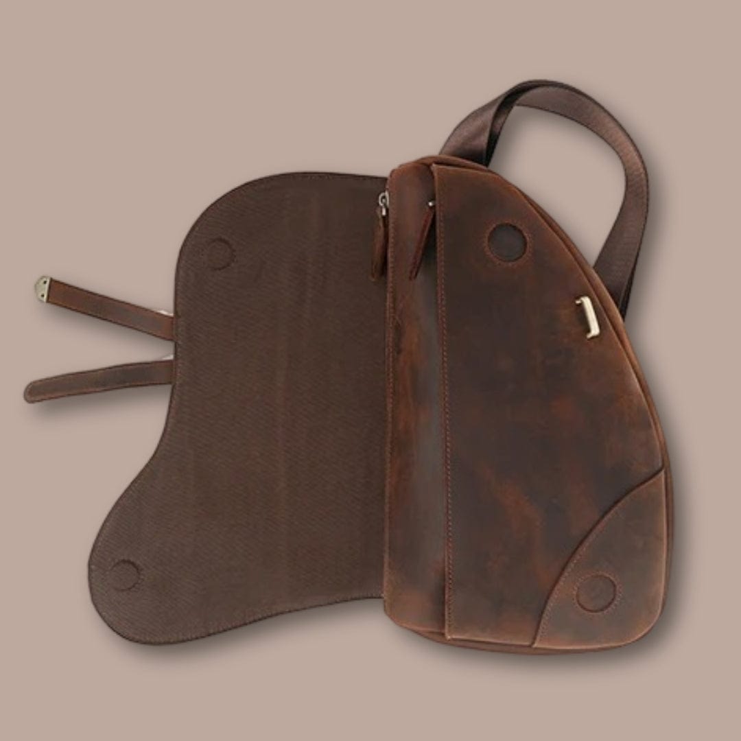 Sacoche Cuir Crazy Horse Original Marron