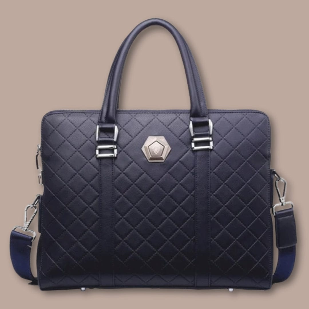 sacoche cuir homme Bleu / 38cm x 28cm x 6cm