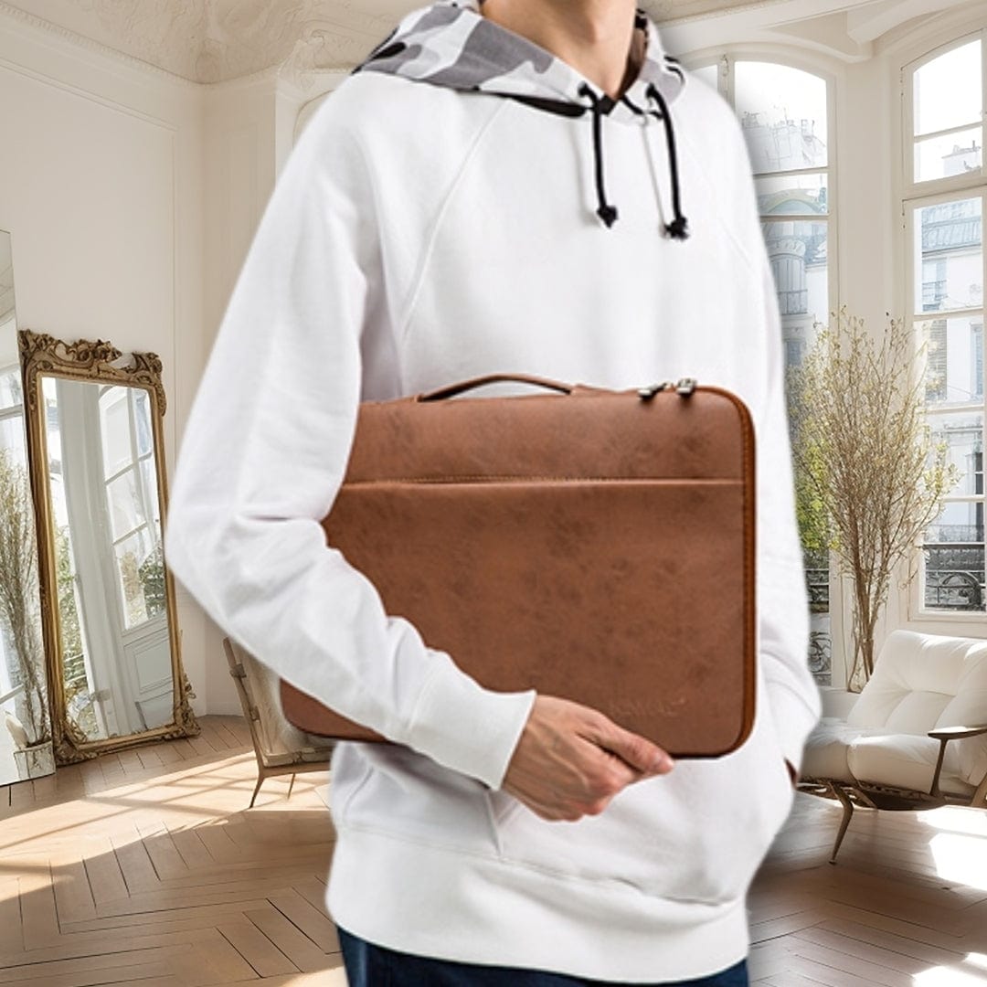 sacoche fine homme Marron / 39cm x 27.5cm x 6cm