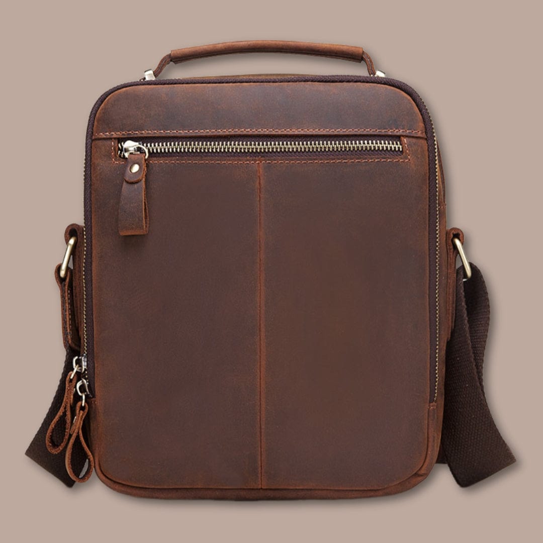 sacoche homme avec poignée bandouliere 21cm x 25cm x 9.5cm