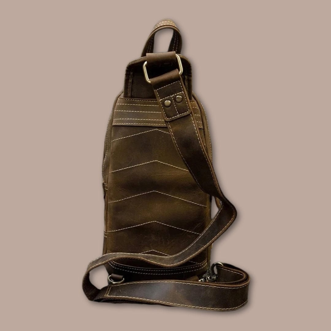 Sacoche Homme Cuir Vachette 17cm x 32cm x 10cm