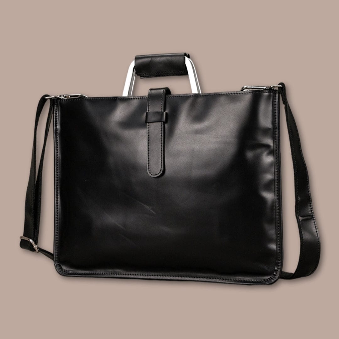 sacoche homme luxe pas cher Noir / 38cm x 28cm x 1.5cm