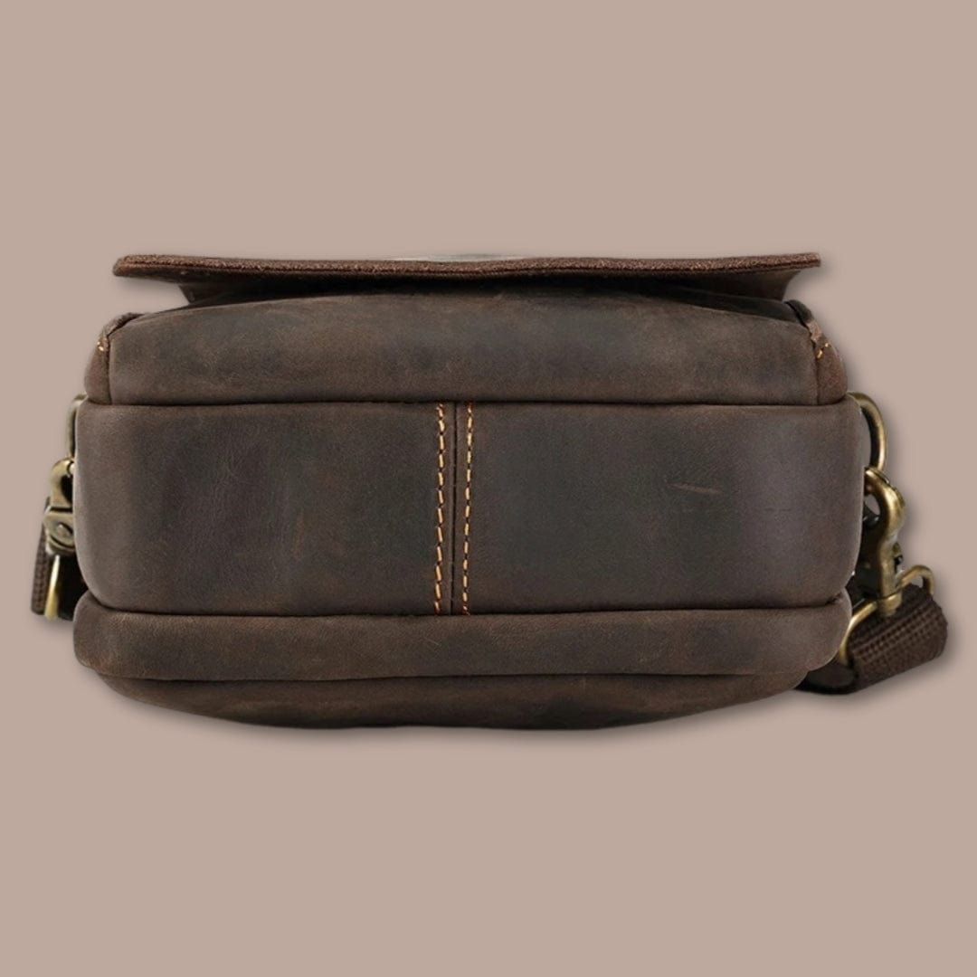 Sacoche Homme Marron