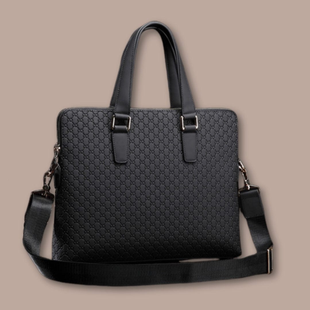 sacoche homme ordinateur Noir / 31.5cm x 24cm x 5.5cm