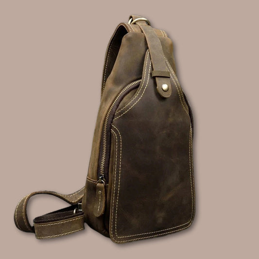 sacoche homme retro 17.5cm x 32cm x 6.5cm