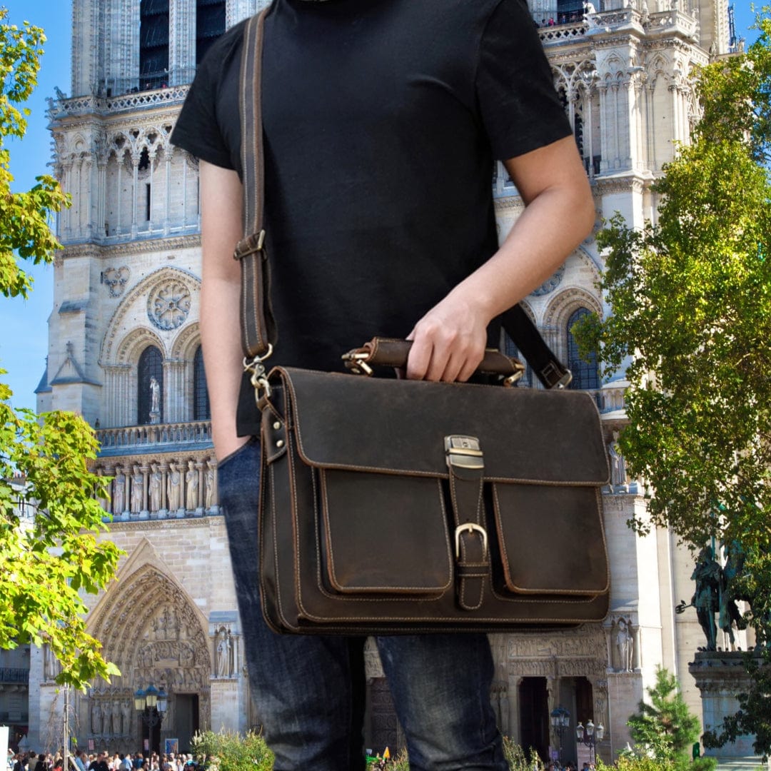 sacoche homme vintage